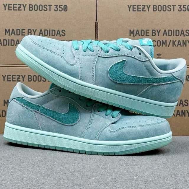 AJ1 Low Washed Teal