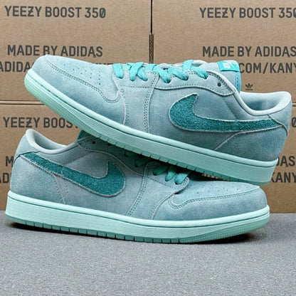 AJ1 Low Washed Teal