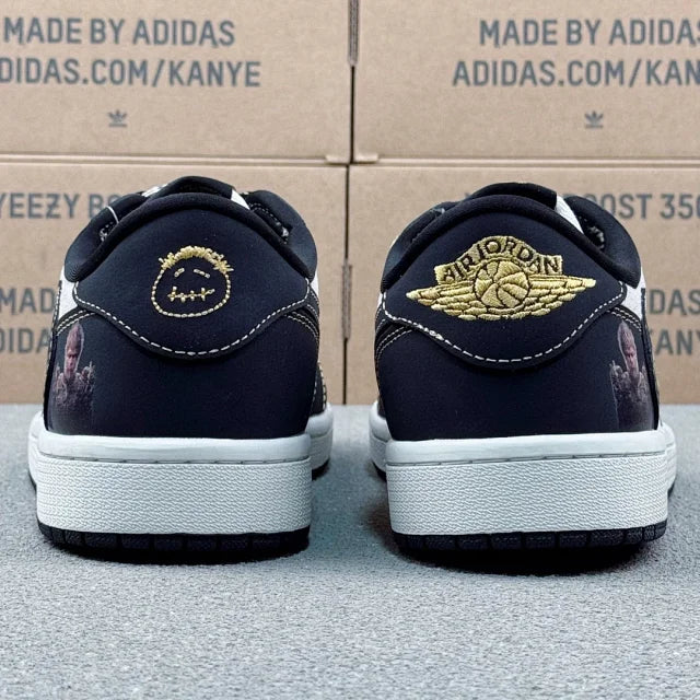 AJ1 Low White And Black
