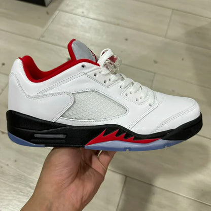 AJ 5  Low White Fire Red
