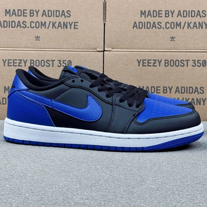 AJ1 Low  Black-White-Game Royal