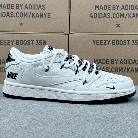 AJ1 Low Reverse White