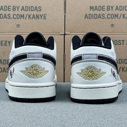 AJ1 Low White