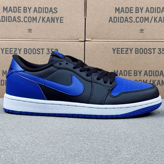 AJ1 Low  Black-White-Game Royal