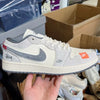 AJ1 Low x Stussy Gray And White