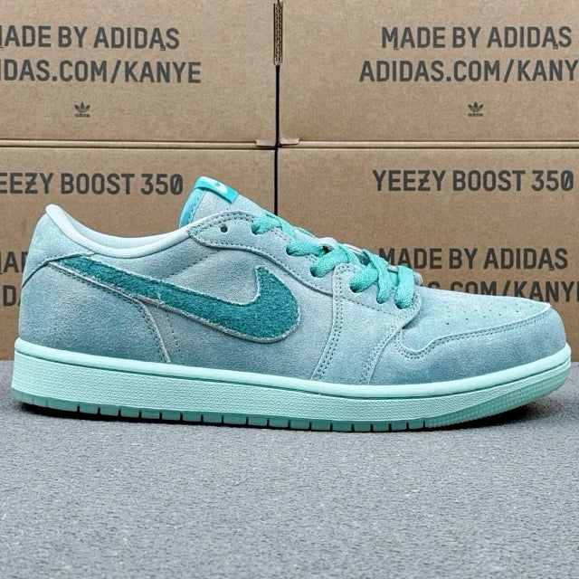 AJ1 Low Washed Teal