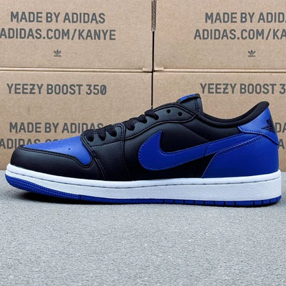 AJ1 Low  Black-White-Game Royal