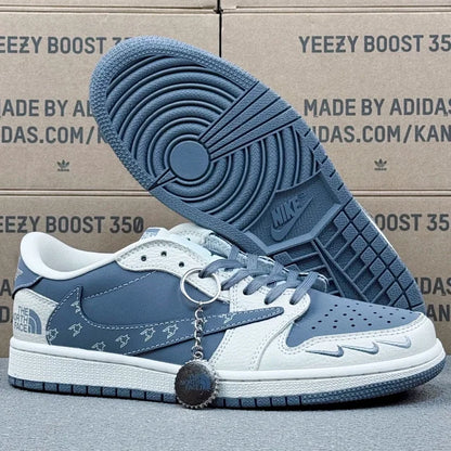 AJ1 Low The North Face Grey