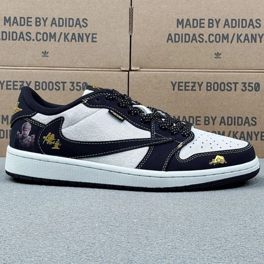 AJ1 Low White And Black