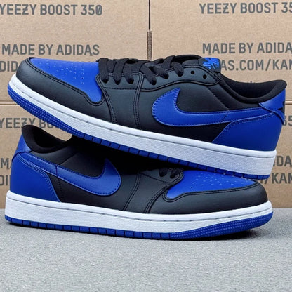 AJ1 Low  Black-White-Game Royal