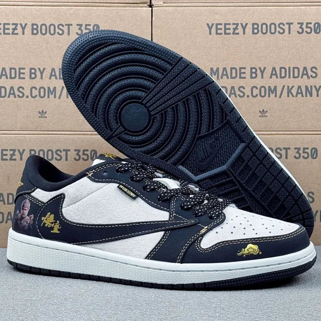 AJ1 Low White And Black
