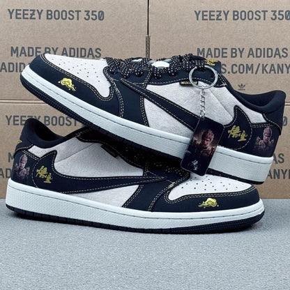 AJ1 Low White And Black