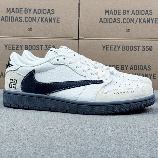 AJ1 Low White