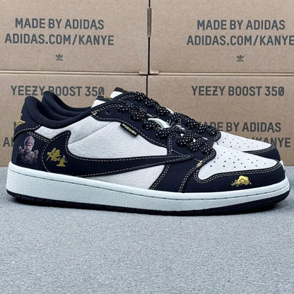 AJ1 Low White And Black