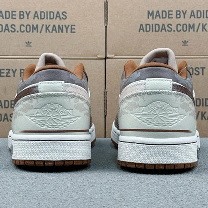 AJ1 Low White and Brown