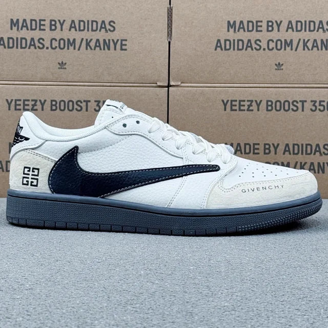 AJ1 Low White