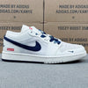 AJ1 Low Blue and White