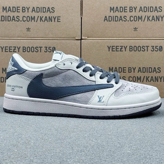 AJ1 Low x LV Gray