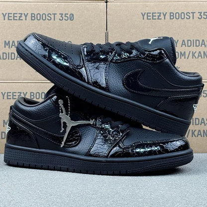 AJ1 Low SE Black Croc
