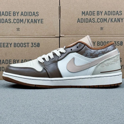 AJ1 Low White and Brown