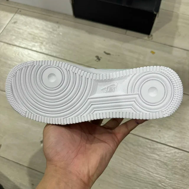 AF1 White Grey Gold
