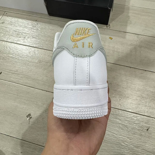 AF1 White Grey Gold