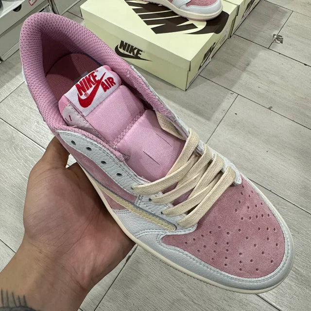 AJ1 Low Travis Scott Sail Shy Pink