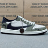 AJ1 Low Stussy and white