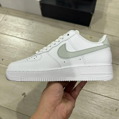 AF1 White Grey Gold