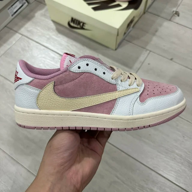 AJ1 Low Travis Scott Sail Shy Pink