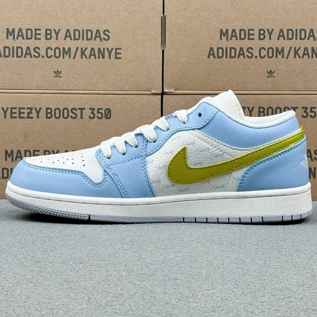 AJ1 Low x Stussy Blue