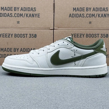 AJ1 Low Green Burberry