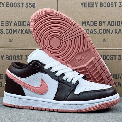 AJ1 Low Black & Rust Pink