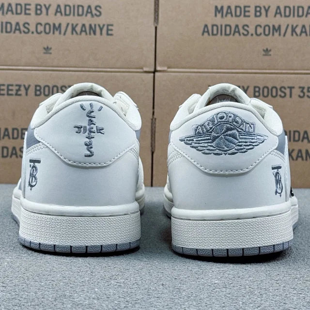 AJ1 Low x Burberry Grey