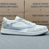AJ1 Low x GUCCI White Blue