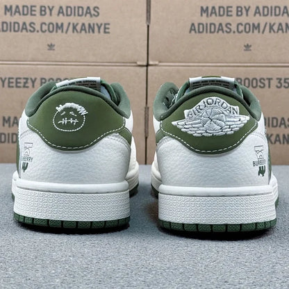 AJ1 Low Green Burberry