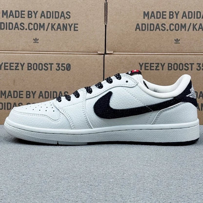 AJ1 Low White And Black