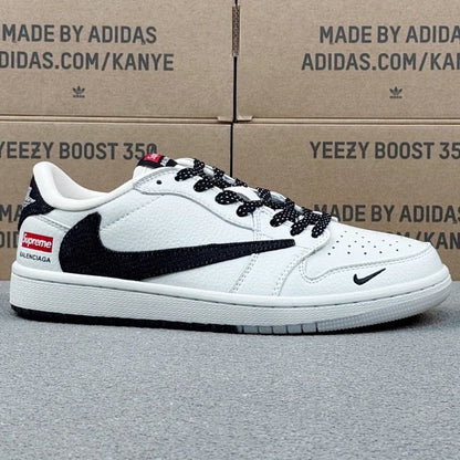 AJ1 Low White And Black