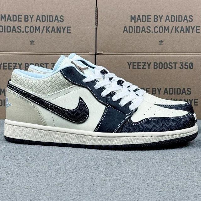 AJ1 Low Coconut Milk Black Muslin