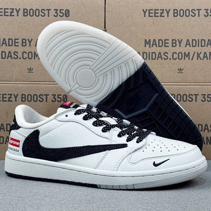 AJ1 Low White And Black