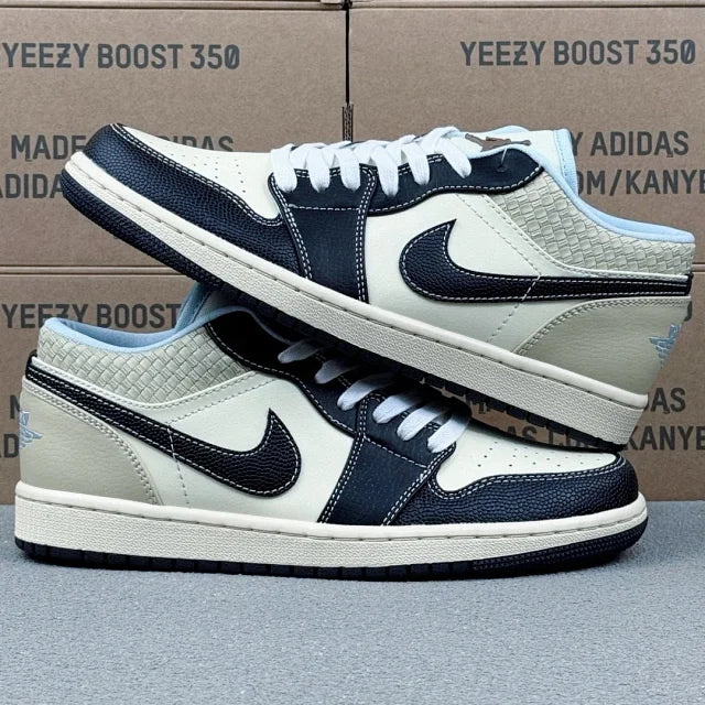 AJ1 Low Coconut Milk Black Muslin