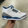 AJ3 White and True Blue