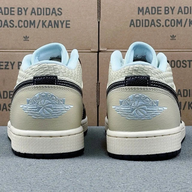 AJ1 Low Coconut Milk Black Muslin
