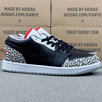 AJ1 Low Black Cement
